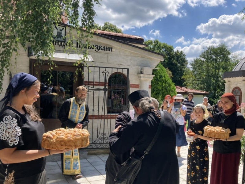 Posreshtane na gosti hram sveti andrey